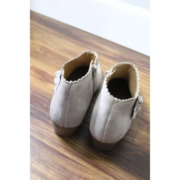 Jack Rogers Light Tan Beige Booties Size 8 - Picture 3 of 10
